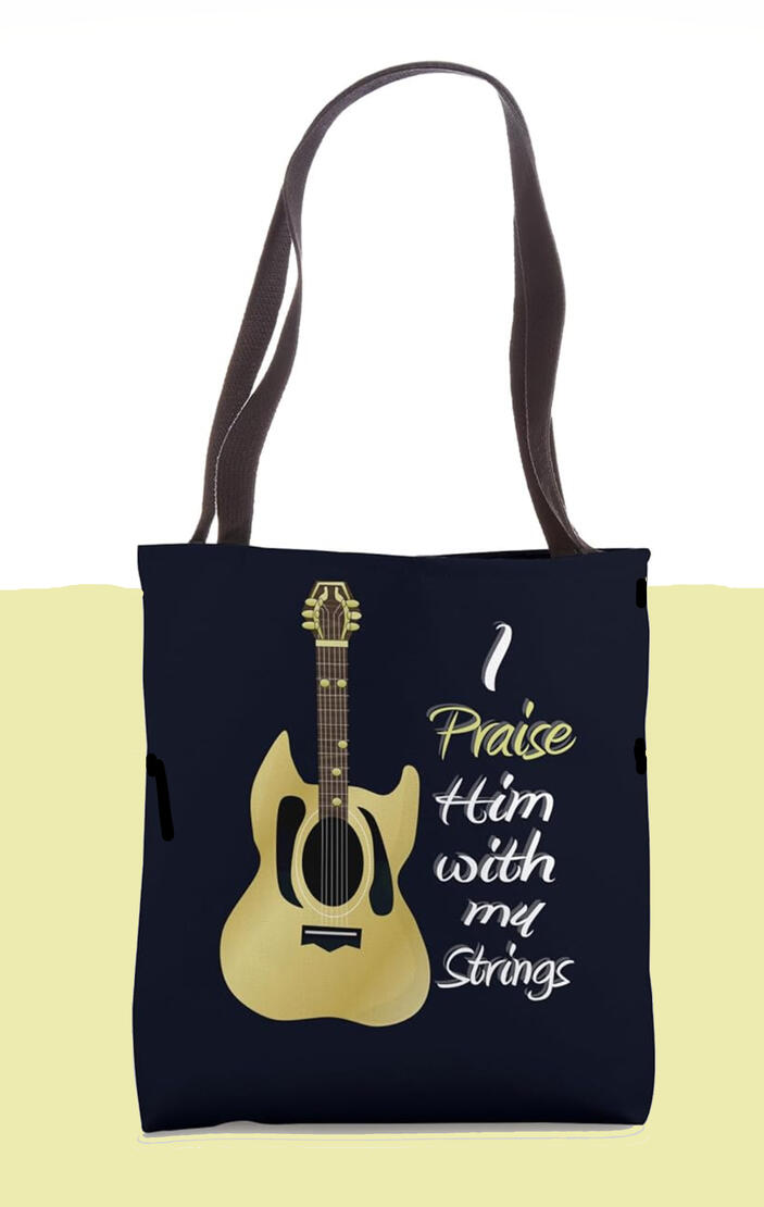 I Praise Him with My Strings Christian Tumbler.